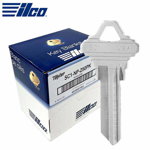 ILCO – SC1 Schlage Key Blank – 250 Pack / SC1-NP-250PK