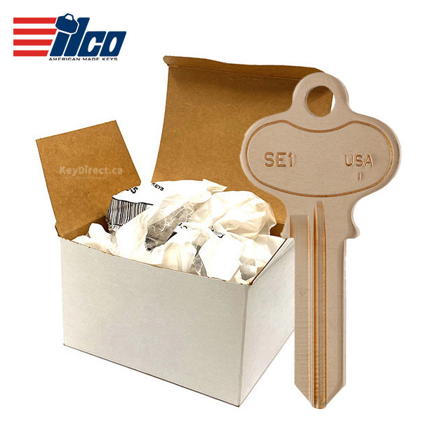 ILCO – SE1-BR Segal Key Blank / Brass / 250 Pack