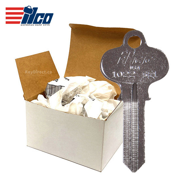 ILCO – SE1-NP Segal Key Blank / Nickel Plate – 250 Pack