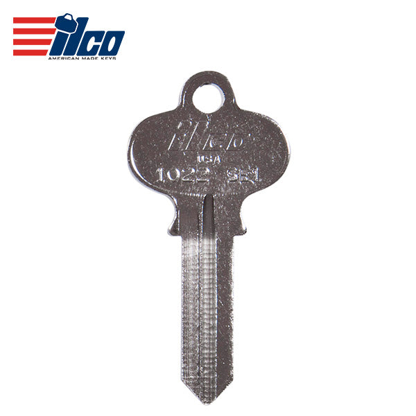 ILCO – SE1-NP Segal Key Blank / Nickel Plate