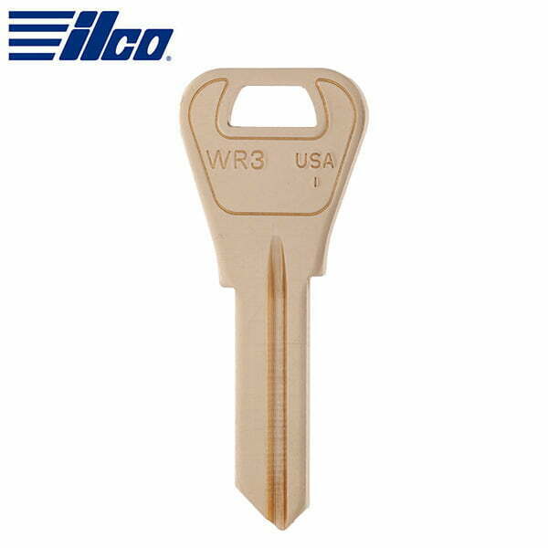 ILCO – WR3-BR Weiser Key Blank / Brass