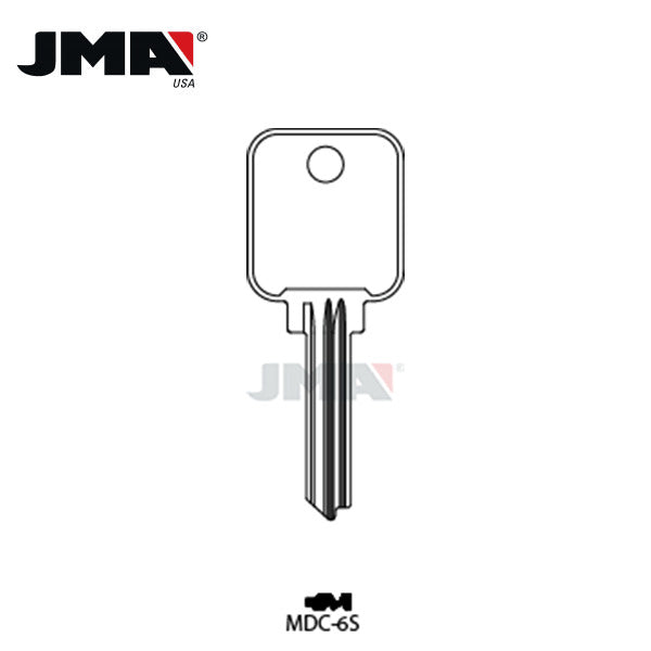 JMA – 1655 MDC-6S Medeco Key Blank