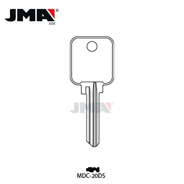 JMA – MDC-20DS Medeco Metal Key Blank