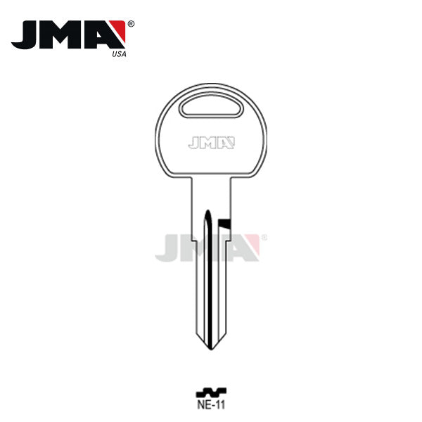 JMA – NE48 Metal Key Blank / NE-11