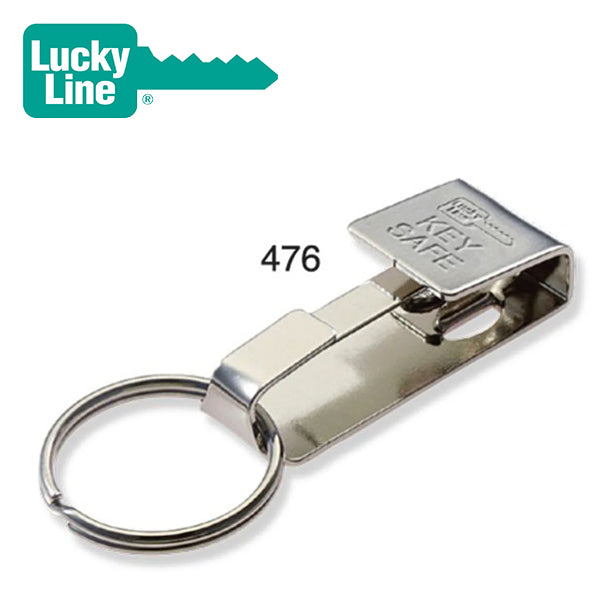 LuckyLine – Key Safe – Nickel-Plated Steel – 1/Card (47601)
