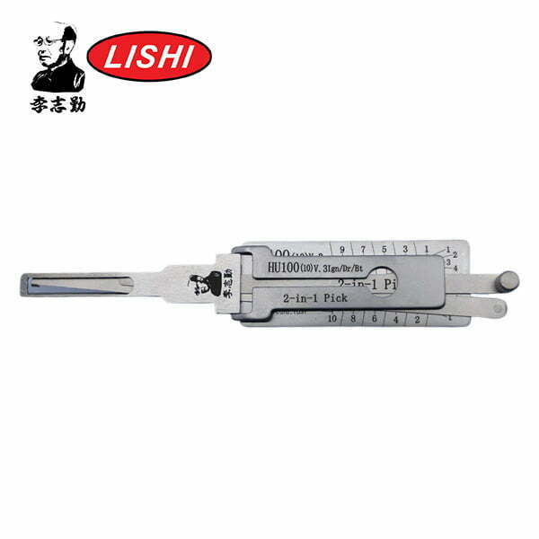 Original Lishi – GM / HU100 / 2-In-1 Pick / Ignition / Door / Trunk (10 Cut) AG