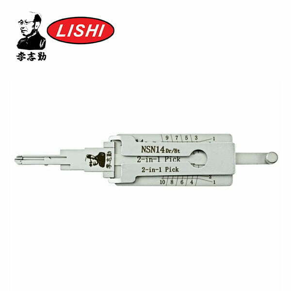 Original Lishi – Nissan / Infinity / Subaru / NSN14 / 2-in-1 / Pick & Decoder / Door & Trunk