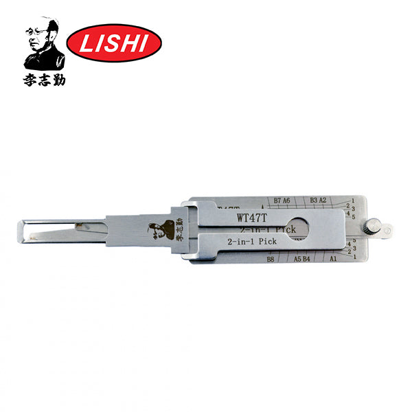 Original Lishi – Saab 4-Track WT47T / 2-in-1 Pick & Decoder For Ignition, Door, Trunk