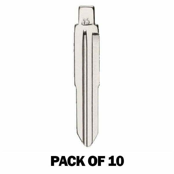 (Pack of 10) KEYDIY Key Blade—Hyundai Elantra HY14 – #15 – For Xhorse / Keydiy Universal Remote Flip Keys