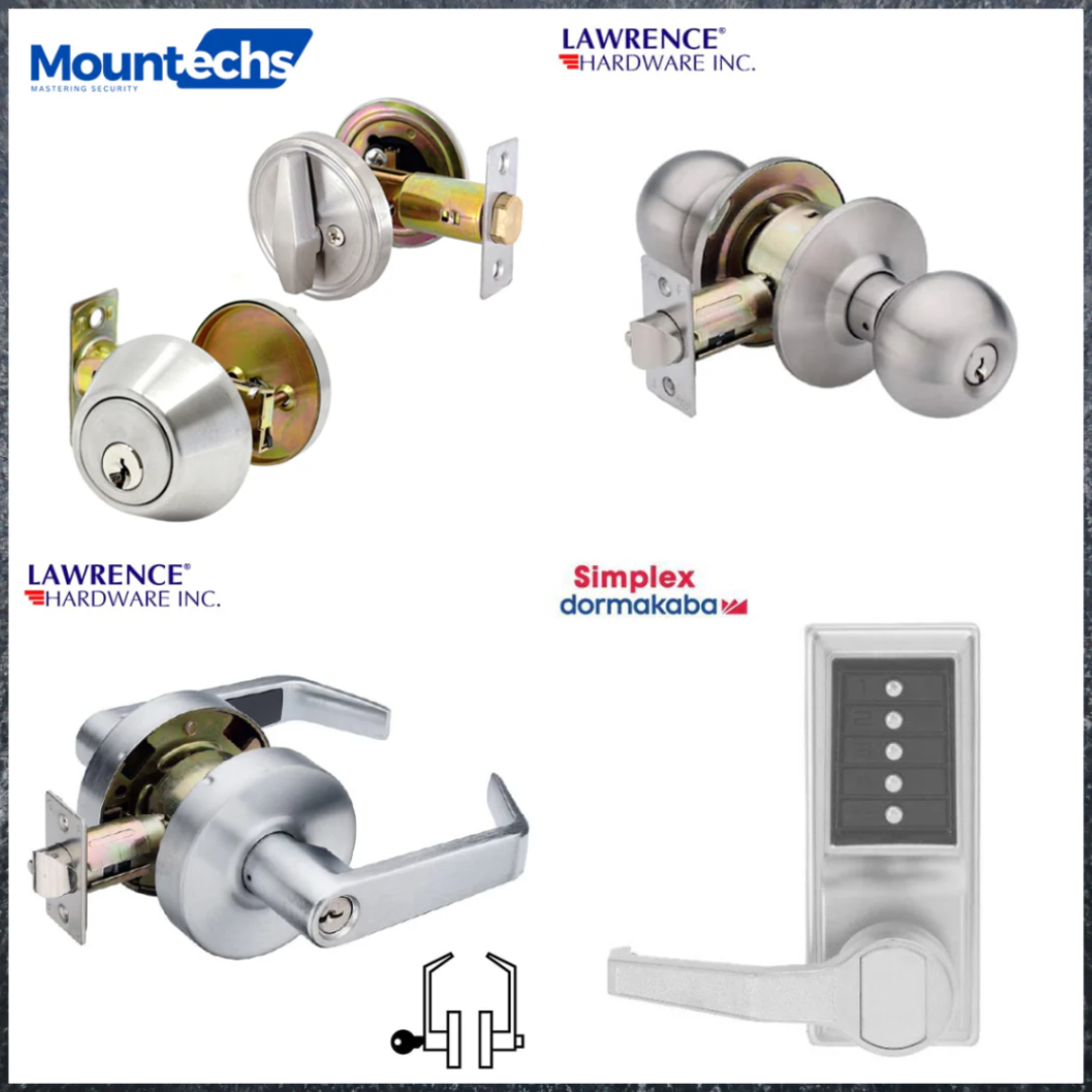 Deadbolts + Doorknob/Lever Lock Sets + Mechanical Keypads