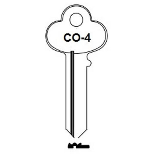 ILCO 1001EA / CO4 CORBIN Key Blank / 6 PIN