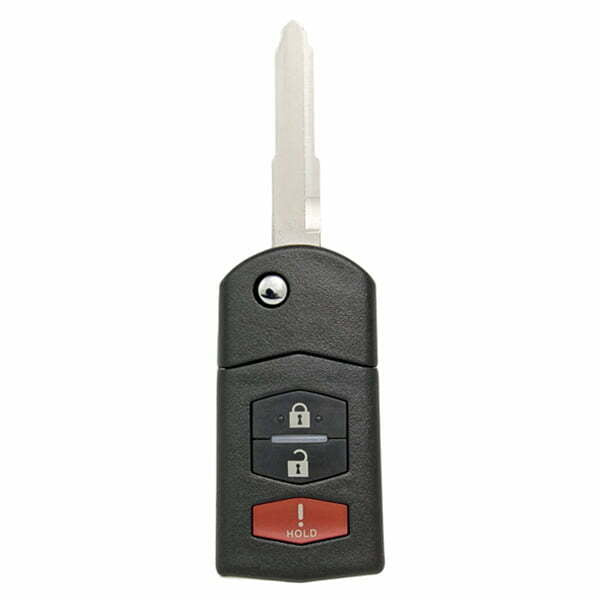 2004-2008 Mazda 6 / RX8 / 3-Button Flip Key / PN: GP7A-67-5RYB / KPU41788 (Aftermarket)