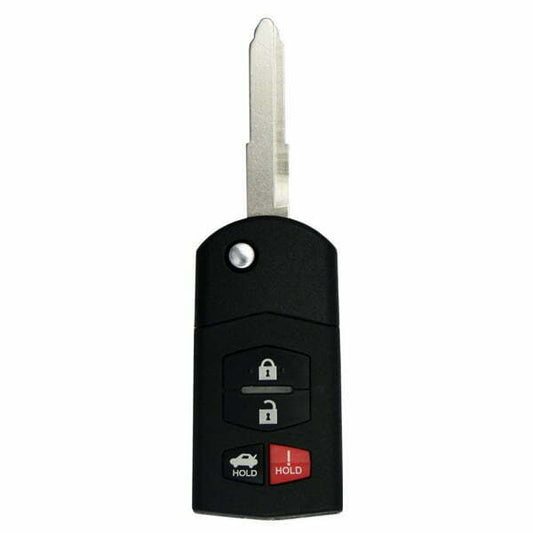 2004-2011 Mazda 6 / RX8 / 4-Button Flip-Key / PN: GP7A-67-5RYB / KPU41788 (Aftermarket)