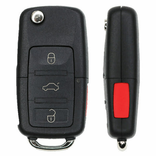 2006-2011 Volkswagen / 4-Button Flip Key / PN: 1K0959753H / NBG92596263 (Aftermarket)