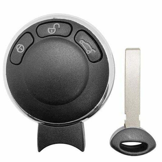 2006-2014 Mini Cooper / 3-Button Smart Key / FCC ID: KR55WK49333 / No Comfort Access (Aftermarket)
