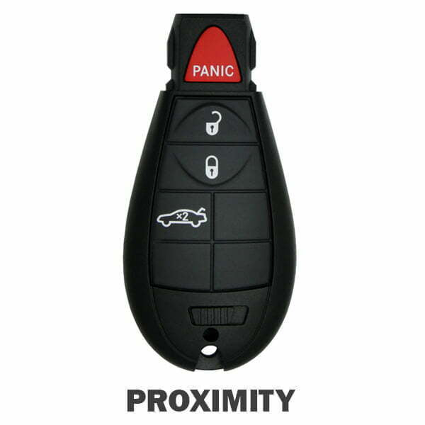 2008-2014 Chrysler Dodge / 4-Button Fobik Key / PN: 05026886AI / IYZ-C01C / Keyless Go Fobik (Aftermarket)