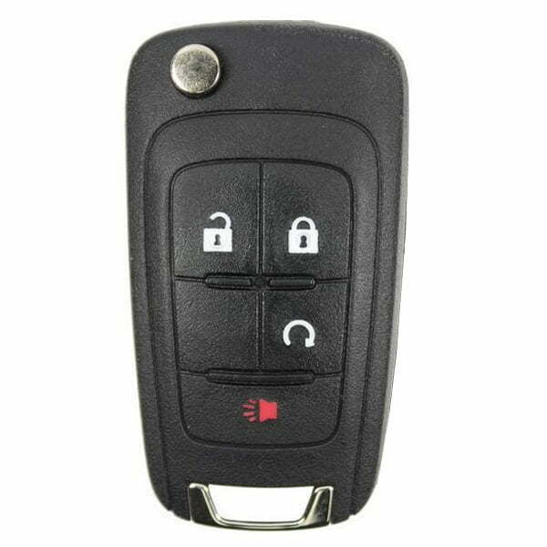 2010-2021 GM / 4-Button Flip Key / PN: 20873622 / OHT01060512 (Aftermarket)