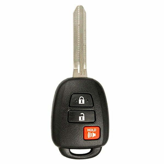 2013-2024 Toyota / 3-Button Remote Head Key / HYQ12BDM / (H CHIP) (Aftermarket)