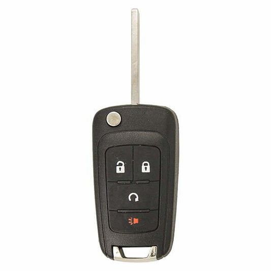 2014-2018 GM / 4-Button Flip Key Remote / FCC: KR55WK500733 (Aftermarket)