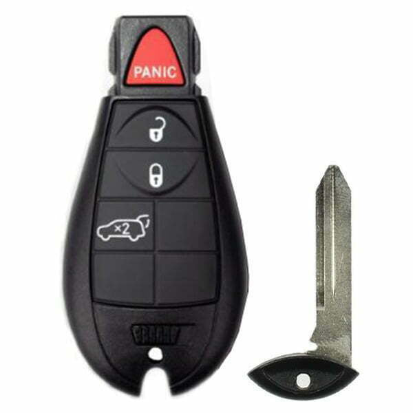 2014-2019 Jeep Cherokee / 4-Button Fobik Key/ w/ Hatch / GQ4-53T (Aftermarket)