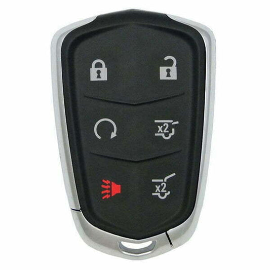 2015-2019 Cadillac Escalade / 6-Button Smart Key / FCC ID: HYQ2AB / PN: 13580812 / 315 Mhz w/ Hatch (Aftermarket)