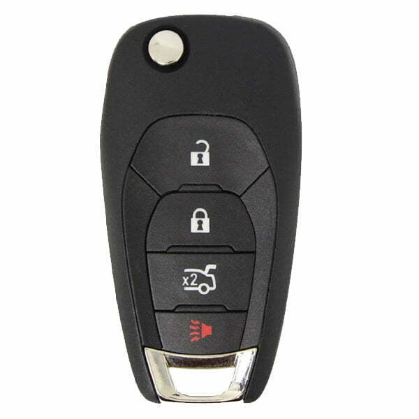 2016-2019 Chevrolet Cruze / 4-Button Flip Key / FCC ID: LXP-T004 / PN:13514135 / 433 Mhz (Aftermarket)