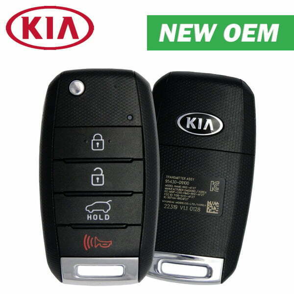 2016-2020 Kia Sportage / 4-Button Flip Key / PN: 95430-D9000 / TQ8-RKE-4F27 / Transponder / Canadian Version (OEM)