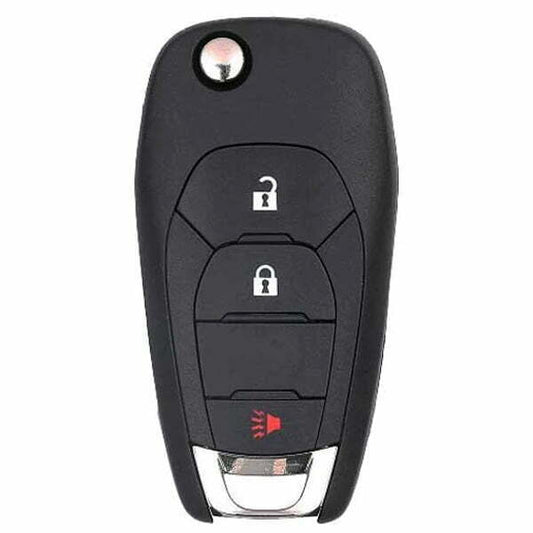 2016-2025 Chevrolet Cruze XL8 / 3-Button Remote Flip Key / PN: 13514134 / LXP-T004 (Aftermarket)