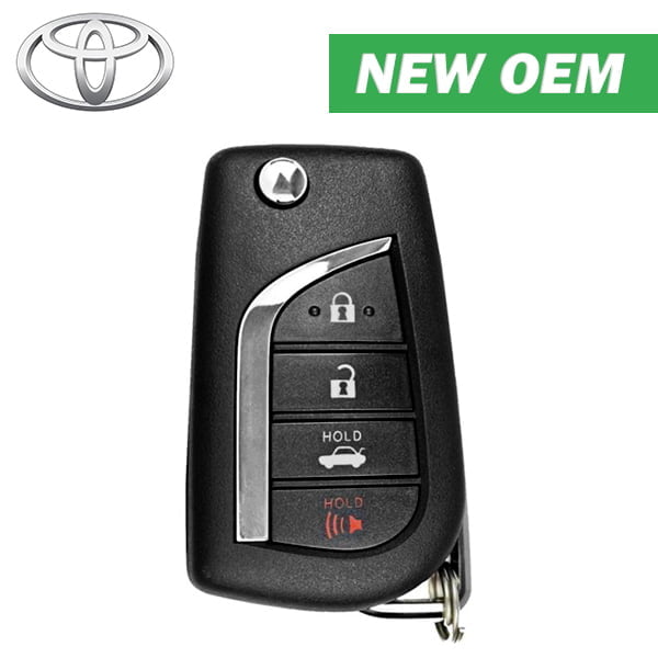2019-2023 Toyota Corolla / 4-Button Flip Key / FCC ID: HYQ12BFH / PN: 89070-02E00 / Canadian Version