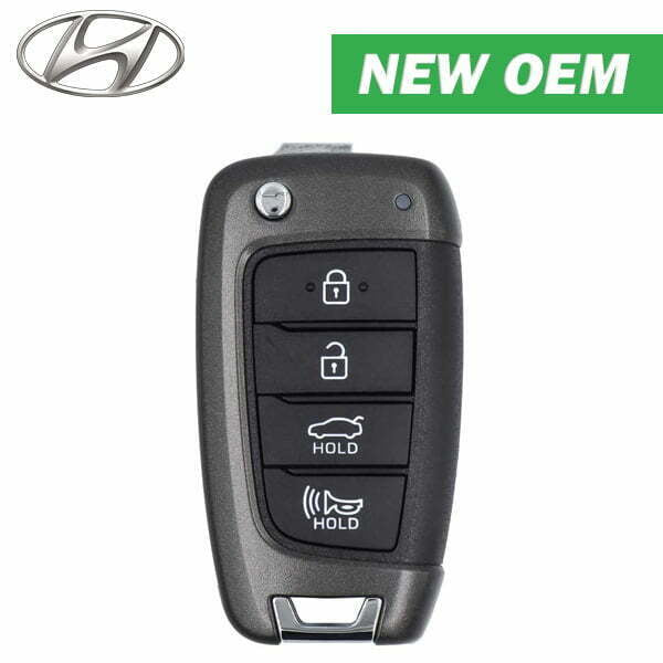 2020-2023 Hyundai Elantra / 4-Button Remote Flip Key / PN: 95430-AA100 / Canadian Version (OEM)