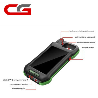 2024 CGDI K2 – WiFi Multifunction Remote Generator Smart Locksmith Key Tool / Supports 96 Bit ID48 Chip Copy