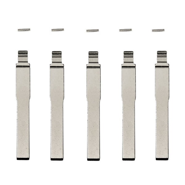 5-Pack Ford HU101 Flip Key Blade w/ Roll Pins for OEM Remotes