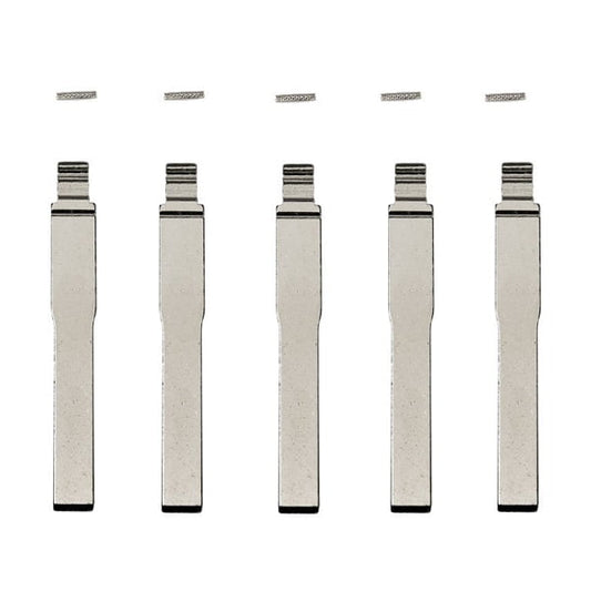 5-Pack Ford HU101 Flip Key Blade w/ Roll Pins for OEM Remotes