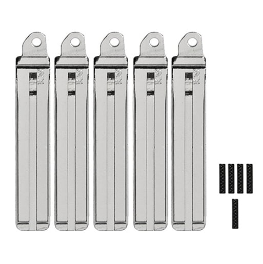 5-Pack Hyundai Tuscon TOY48 Flip Key Blade w/ Roll Pins for OEM Remotes