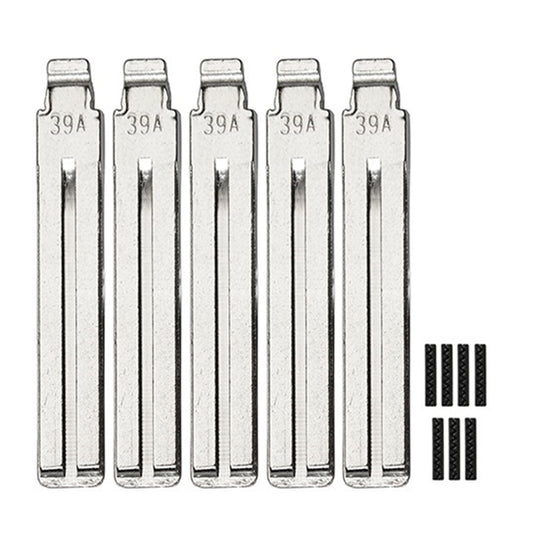 5-Pack Toyota TOY48 Flip Key Blade w/ Roll Pins for OEM Remotes