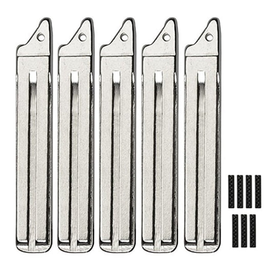 5-Pack Toyota TOY49T Flip Blade w/ Pins for OEM Remotes