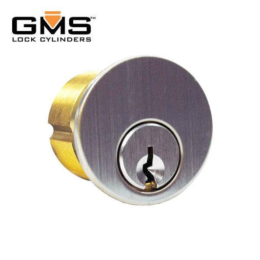 GMS Mortise Cylinder – 1″ – 5-Pin – US26D – Satin Chrome