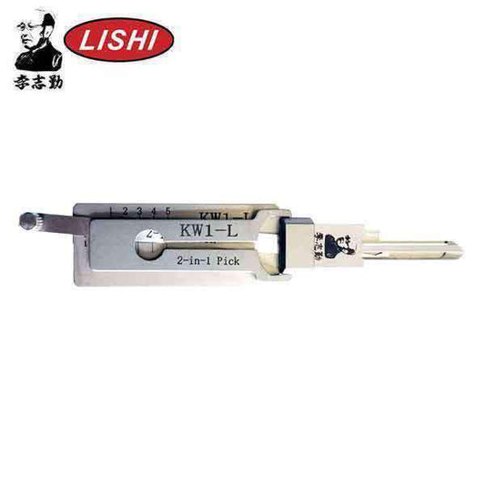 Original Lishi – KW1-L- 5-Pin Kwikset Keyway Tool – 2-in-1 Pick – Left Hand / Reverse