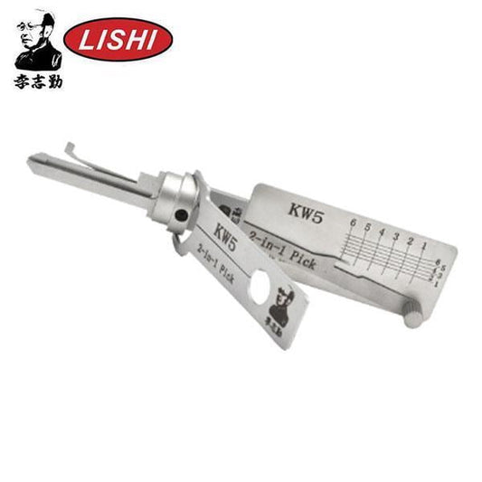 Original Lishi – KW5 – 6-Pin – Kwikset Keyway Tool – 2-in-1 Pick