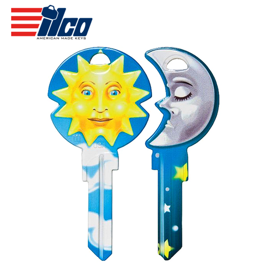 ILCO – Sun & Moon Mates Key Blank – SC1 / KW11 / WR5