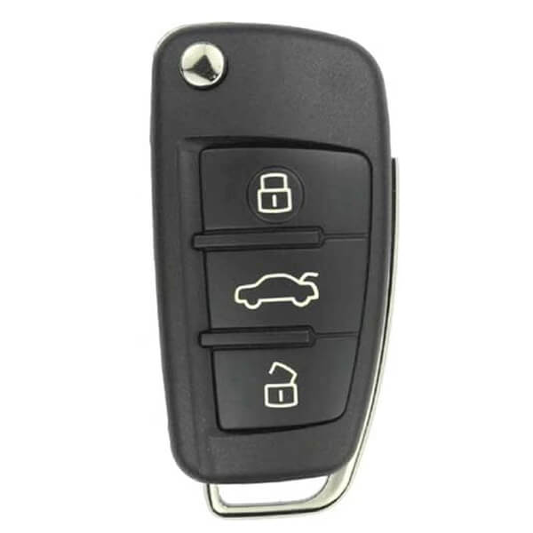 2006-2015 Audi / 3-Button Flip Key / PN: 4F0837220 / FCC ID: IYZ 3314 (Aftermarket)