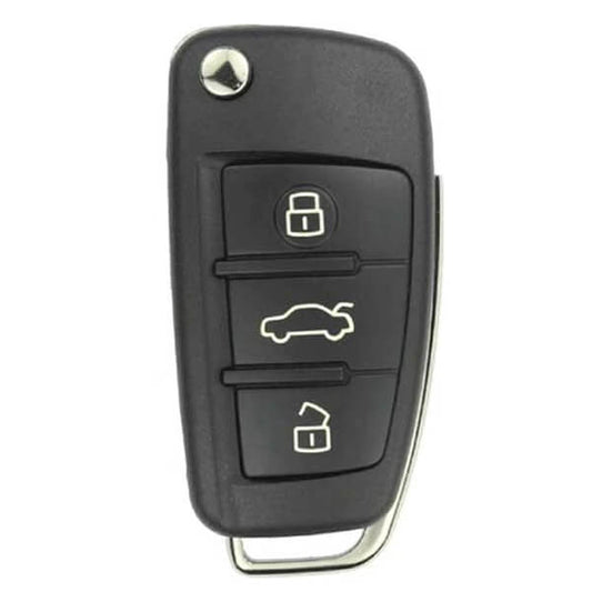 2006-2015 Audi / 3-Button Flip Key / PN: 4F0837220 / FCC ID: IYZ 3314 (Aftermarket)
