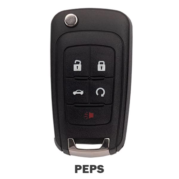 2010-2022 GM / 5-Button Flip Key / PEPS / PN: 13500319 / OHT01060512 (Aftermarket)