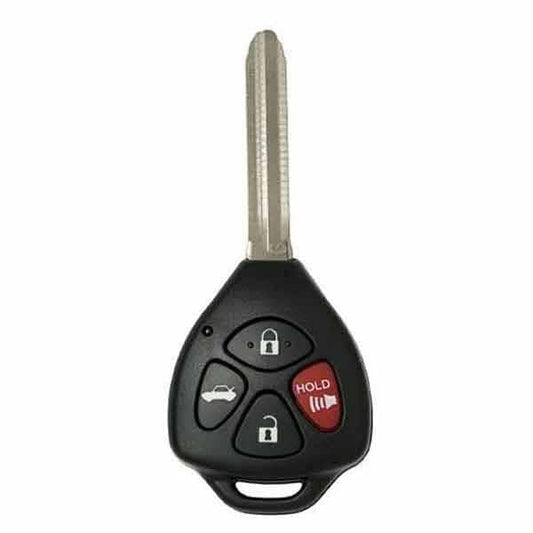 2010-2014 Toyota / 4-Button Remote Head Key / FCC ID: GQ4-29T / PN: 89070-12820 (Aftermarket)