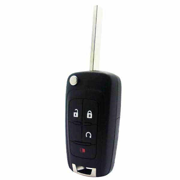 2010-2021 GM / 4-Button Flip Key / PN: 20873622 / OHT01060512 (Aftermarket)