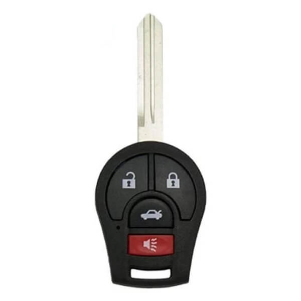 2003-2019 Nissan / 4-Button Remote Head Key / PN: H0561-3AA0B / FCC ID: CWTWB1U751 (Aftermarket)