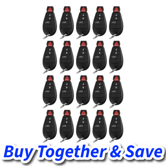 Bundle of 20 / 2008-2012 Chrysler Dodge / 4-Button Fobik Key / M3N5WY783X (Aftermarket)