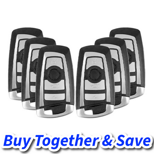 Bundle of 6 / 2009-2014 BMW 3 / 5 / 7 Series / 4-Button Smart Key / CAS 4+ / FEM / EWS5 / (315 Mhz) (Aftermarket)