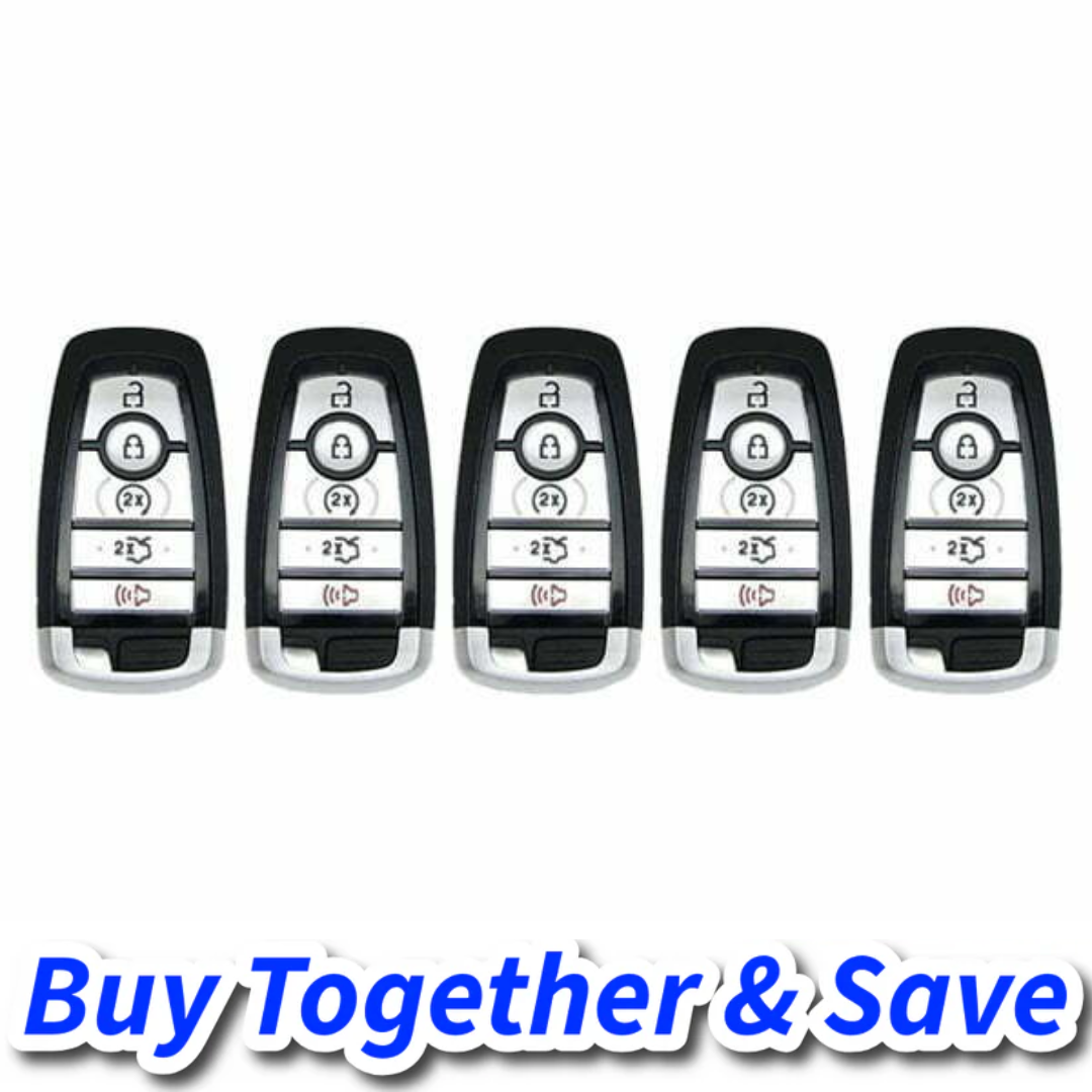 Bundle of 5 / 2017-2022 Ford / 5-Button Smart Key / M3N-A2C93142600 (Aftermarket)