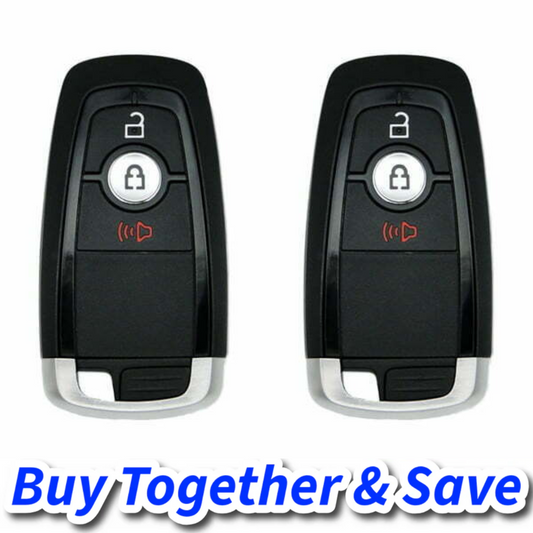 Bundle of 2 / 2017-2021 Ford / 3-Button Smart Key / FCC ID: M3N-A2C93142300 (Aftermarket)